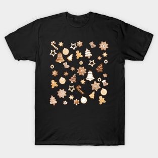 Christmas Cookies Pattern T-Shirt